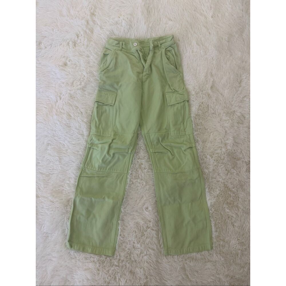 John Galt Brandy Melville size S green carpenter painter cargo pants